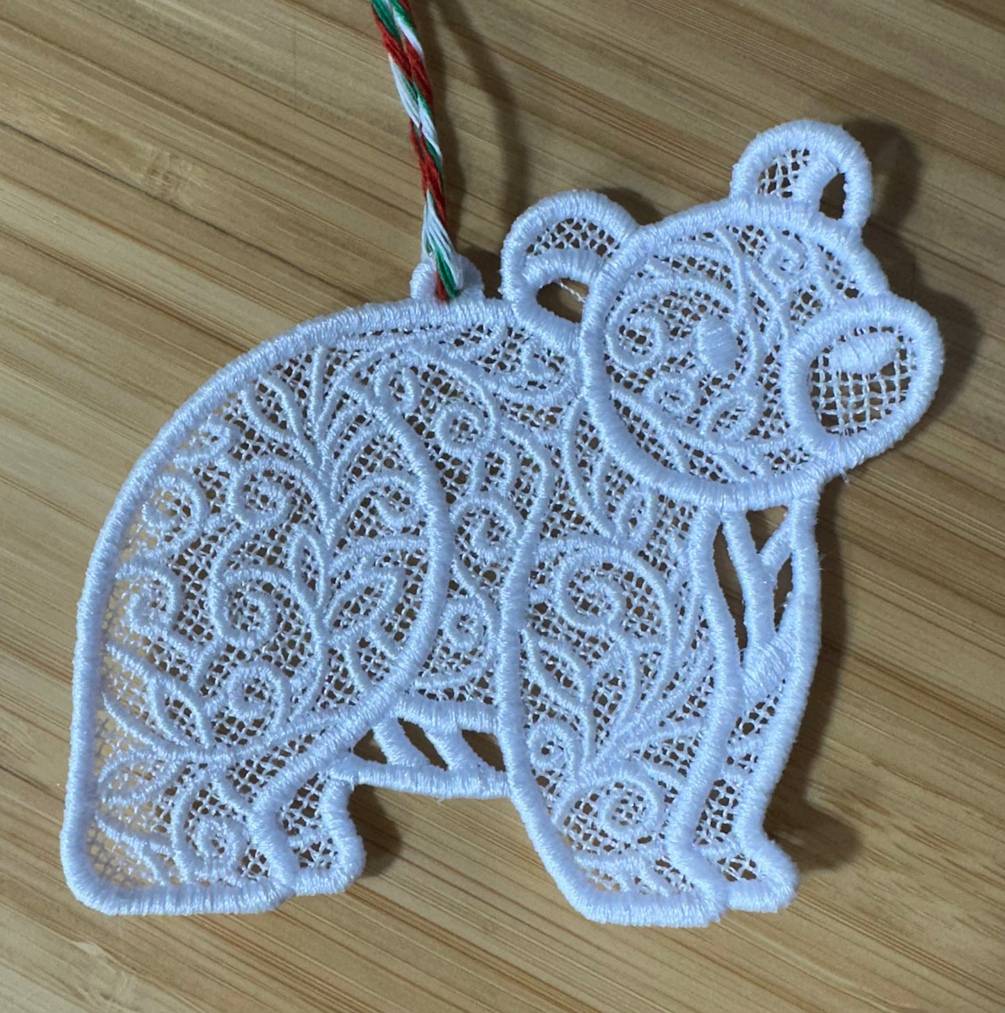 Lace - Ornaments Bear Christmas