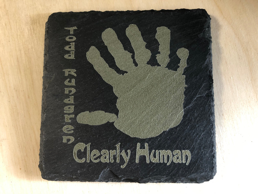 Coasters - slate (set of 4) custom laser etched 3.5"