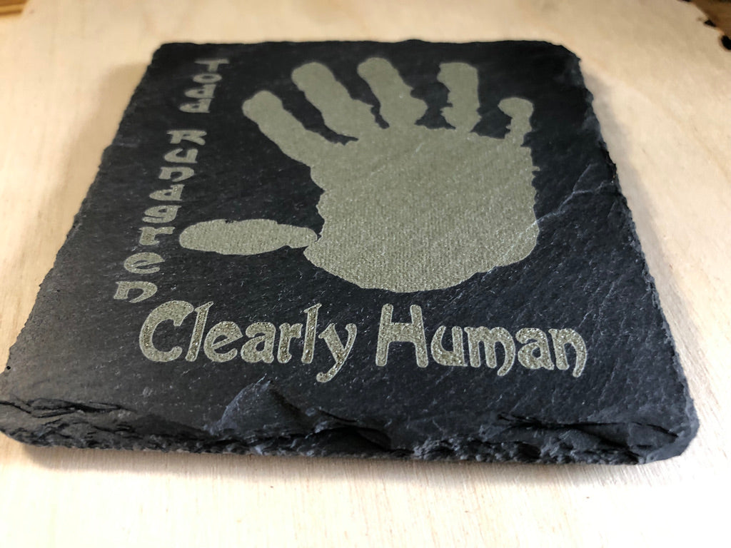 Coasters - slate (set of 4) custom laser etched 3.5"