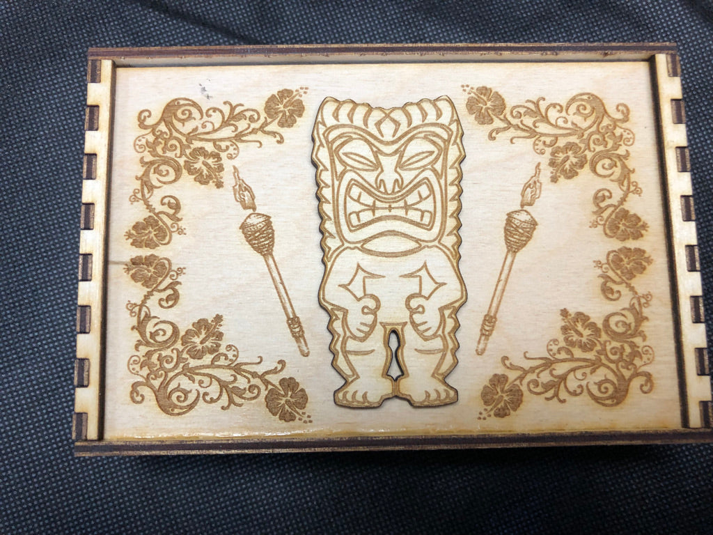 Box - Card Box, Tiki