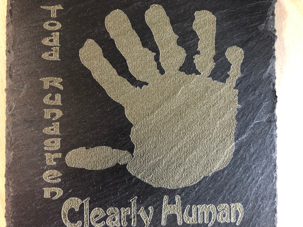 Coasters - slate (set of 4) custom laser etched 3.5"