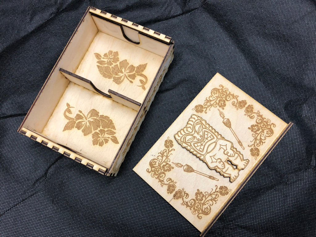 Box - Card Box, Tiki