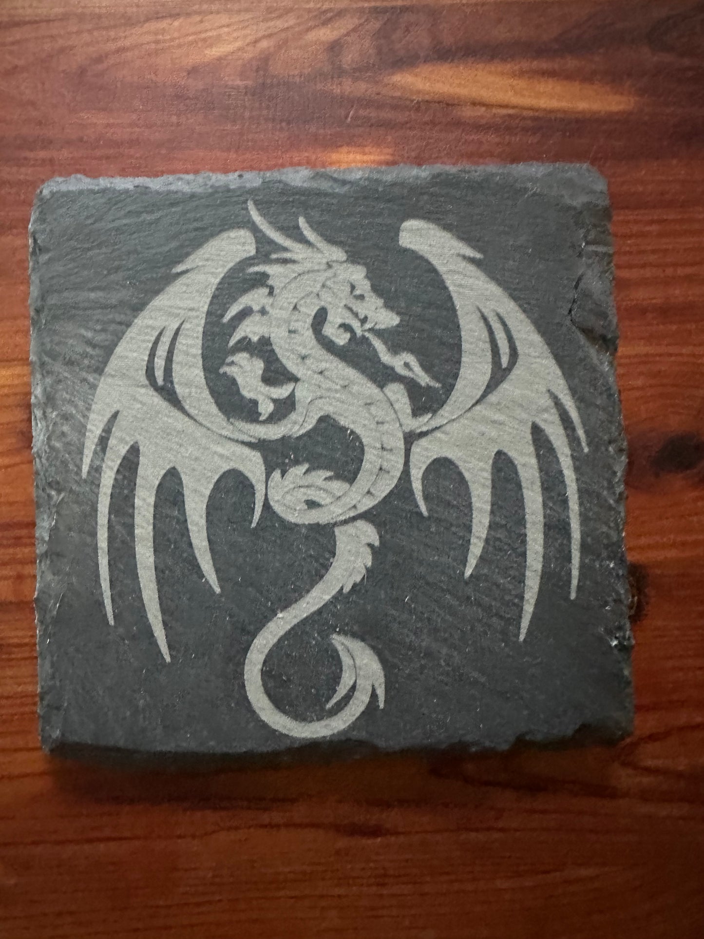 Coasters - slate (set of 4) custom laser etched 3.5"