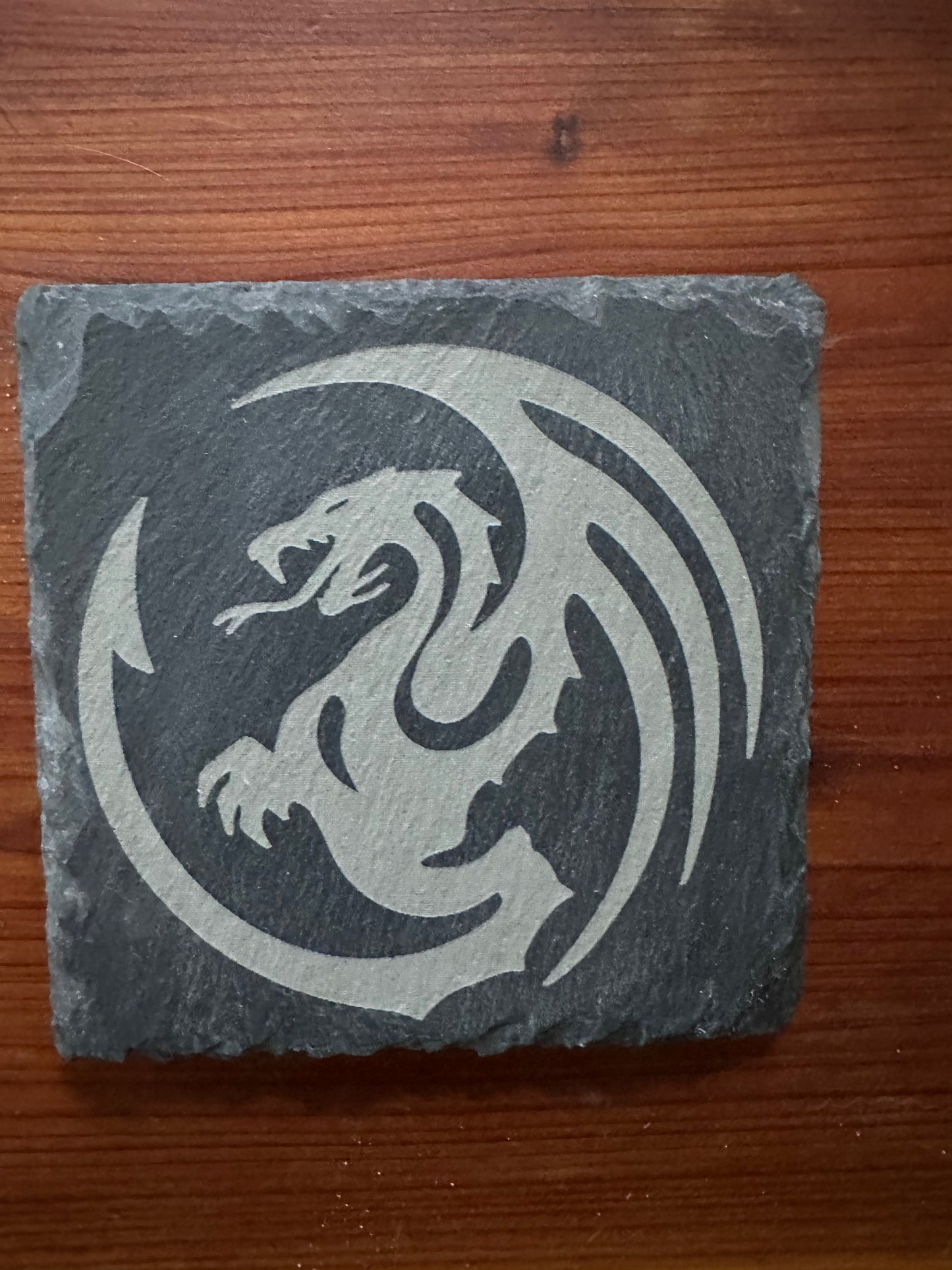Coasters - slate (set of 4) custom laser etched 3.5"