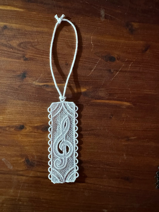Lace - Ornaments Music Note 2 Christmas