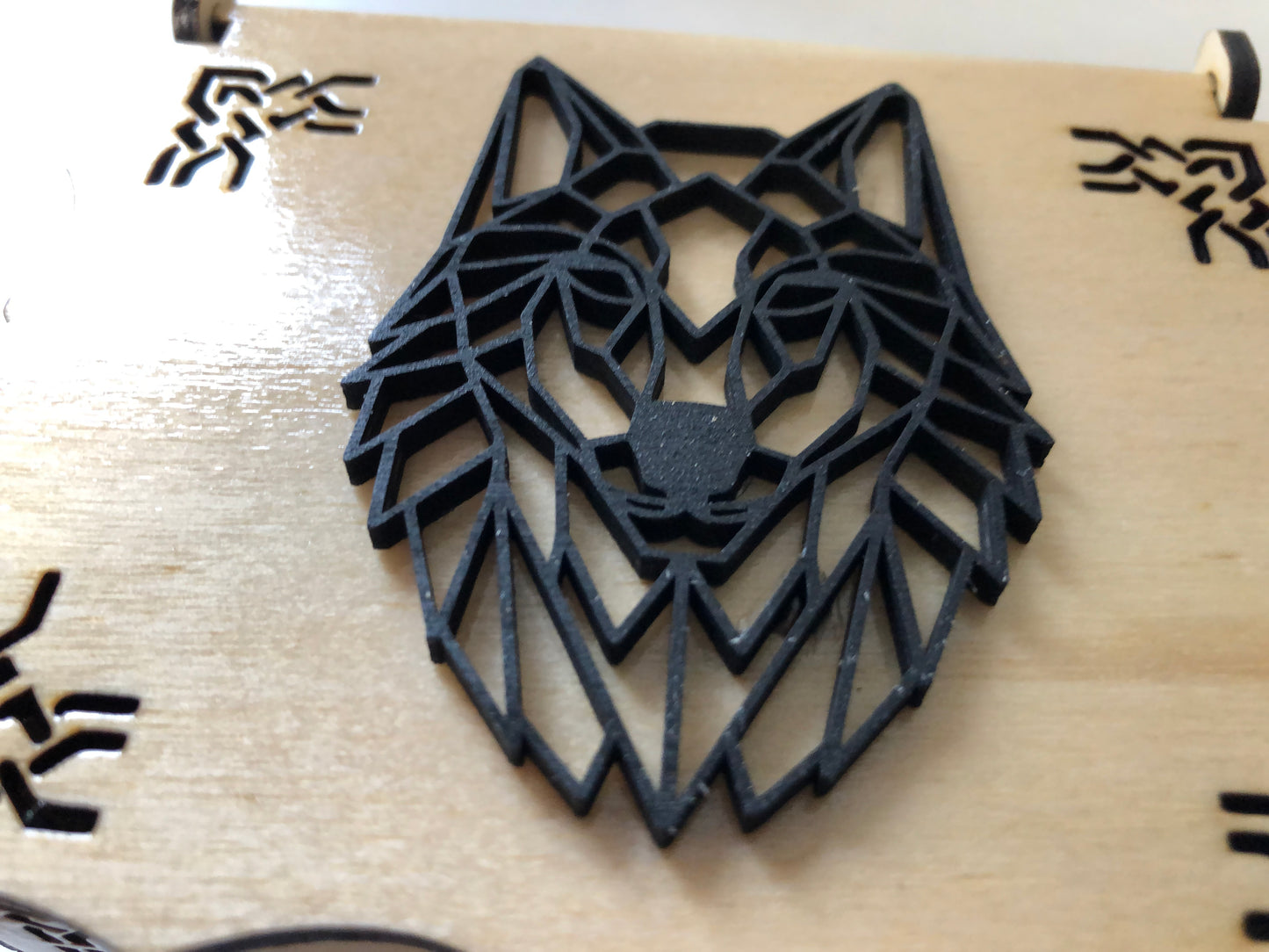 Box - Jewelry Box, Tribal-Wolf