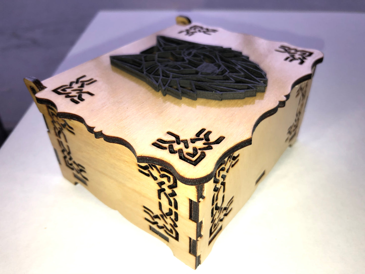 Box - Jewelry Box, Tribal-Wolf
