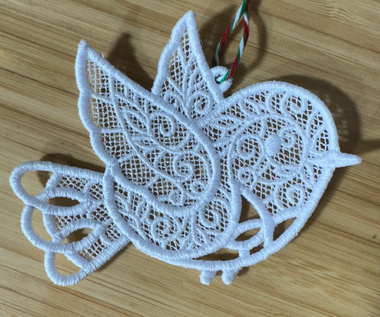 Lace - Ornaments Dove Christmas