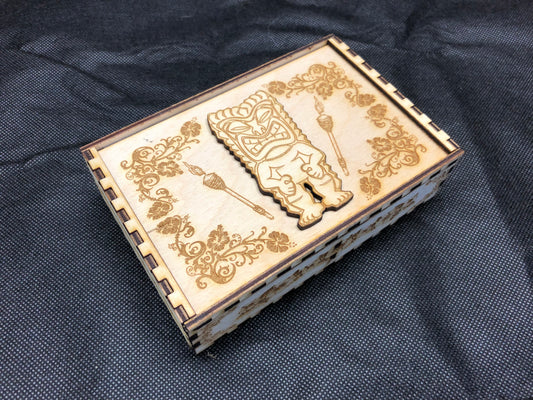 Box - Card Box, Tiki