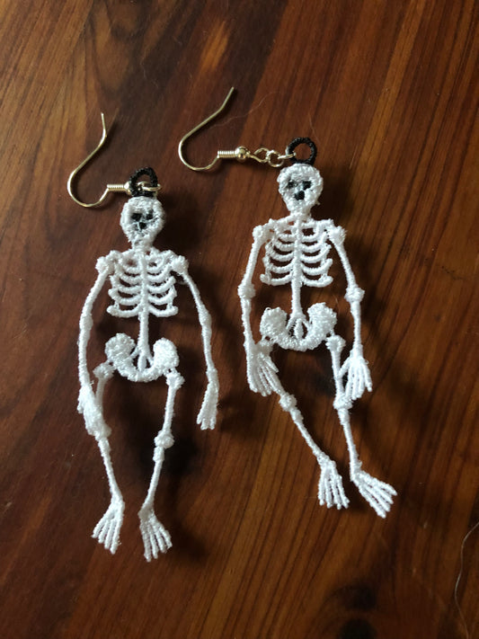 Lace - Earring set Skeletons'