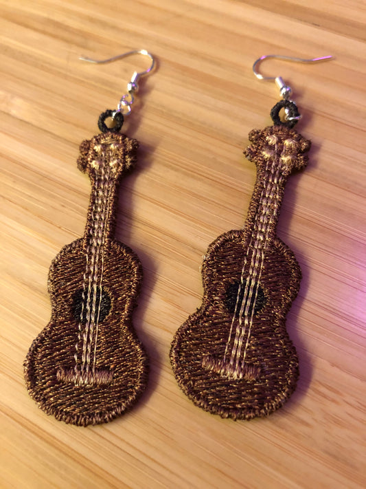 Lace - Earring set Ukuleles'